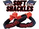 Freedom Ropes 5/16-Inch Synthetic Soft Shackles; Red