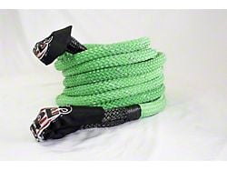 Freedom Ropes 2.50-Inch x 30-Foot Kinetic Energy Recovery Rope; Neon Green