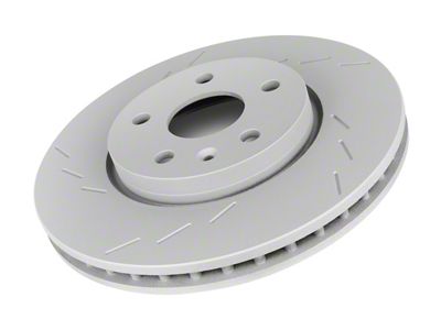 Frozen Rotors Slotted 8-Lug Rotor; Front Driver Side (94-96 4WD RAM 2500 w/ 4,500 lb. Front Axle)