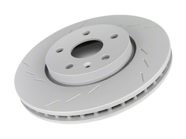 Frozen Rotors Slotted 6-Lug Rotor; Front Driver Side (91-96 4WD Dakota)