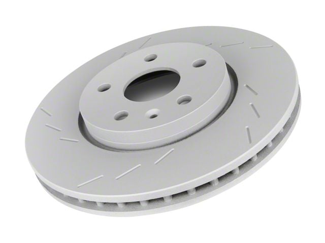 Frozen Rotors Slotted 5-Lug Rotor; Front Passenger Side (97-99 F-150 w/ Rear Disc Brakes & 4-Wheel ABS, Excluding Lightning)