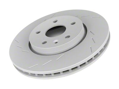 Frozen Rotors Slotted 8-Lug Rotor; Front Passenger Side (99-00 2WD F-250 w/ 4-Wheel ABS; 01-02 2WD F-250 Super Duty)