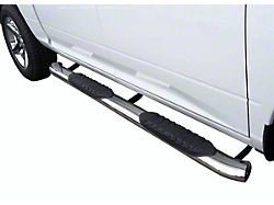 5-Inch Premium Oval Side Step Bars; Stainless Steel (19-24 Ranger SuperCrew)