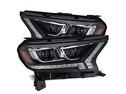 AlphaRex LUXX-Series LED Projector Headlights; Black Housing; Clear Lens (19-23 Ranger)