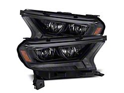 PRO-Series Projector Headlights; Alpha Black Housing; Clear Lens (19-23 Ranger)