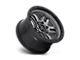 Fuel Wheels Ammo Matte Gunmetal with Black Bead Ring 5-Lug Wheel; 20x9; 1mm Offset (02-08 RAM 1500, Excluding Mega Cab)