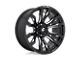 Fuel Wheels Blitz Gloss Black Milled 8-Lug Wheel; 17x9; 1mm Offset (06-08 RAM 1500 Mega Cab)