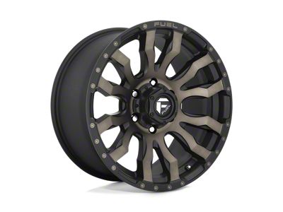 Fuel Wheels Blitz Matte Black with Double Dark Tint 8-Lug Wheel; 17x9; 1mm Offset (06-08 RAM 1500 Mega Cab)