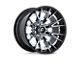 Fuel Wheels Catalyst Chrome with Gloss Black Lip 8-Lug Wheel; 20x10; -18mm Offset (06-08 RAM 1500 Mega Cab)