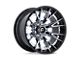 Fuel Wheels Catalyst Chrome with Gloss Black Lip 8-Lug Wheel; 20x9; 1mm Offset (06-08 RAM 1500 Mega Cab)