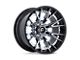 Fuel Wheels Catalyst Chrome with Gloss Black Lip 8-Lug Wheel; 22x12; -44mm Offset (06-08 RAM 1500 Mega Cab)