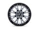 Fuel Wheels Catalyst Chrome with Gloss Black Lip 8-Lug Wheel; 24x12; -44mm Offset (06-08 RAM 1500 Mega Cab)