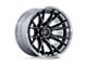 Fuel Wheels Catalyst Gloss Black with Brushed Gray Tint Face and Lip 8-Lug Wheel; 20x10; -18mm Offset (06-08 RAM 1500 Mega Cab)