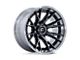 Fuel Wheels Catalyst Gloss Black with Brushed Gray Tint Face and Lip 8-Lug Wheel; 22x10; -18mm Offset (06-08 RAM 1500 Mega Cab)