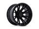 Fuel Wheels Catalyst Matte Black with Gloss Black Lip 8-Lug Wheel; 20x9; 1mm Offset (06-08 RAM 1500 Mega Cab)