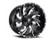 Fuel Wheels Cleaver Gloss Black Milled Wheel; 24x16; -44mm Offset (06-08 RAM 1500 Mega Cab)