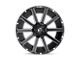 Fuel Wheels Contra Gloss Black Milled 5-Lug Wheel; 18x9; 1mm Offset (02-08 RAM 1500, Excluding Mega Cab)