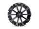 Fuel Wheels Contra Gloss Black Milled 5-Lug Wheel; 20x10; -18mm Offset (02-08 RAM 1500, Excluding Mega Cab)