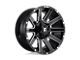 Fuel Wheels Contra Gloss Black Milled 8-Lug Wheel; 20x9; 1mm Offset (06-08 RAM 1500 Mega Cab)