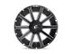 Fuel Wheels Contra Matte Black Milled 8-Lug Wheel; 20x9; 1mm Offset (06-08 RAM 1500 Mega Cab)