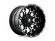 Fuel Wheels Crush Gloss Machined Double Dark Tint 5-Lug Wheel; 17x9; -12mm Offset (02-08 RAM 1500, Excluding Mega Cab)