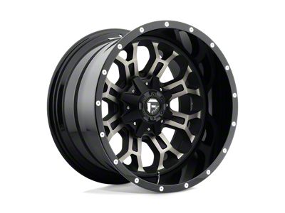 Fuel Wheels Crush Gloss Machined Double Dark Tint 5-Lug Wheel; 18x9; 1mm Offset (02-08 RAM 1500, Excluding Mega Cab)