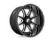 Fuel Wheels Hammer Gloss Black Milled 5-Lug Wheel; 20x9; 1mm Offset (02-08 RAM 1500, Excluding Mega Cab)