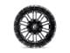 Fuel Wheels Hardline Gloss Black Milled 5-Lug Wheel; 20x9; 1mm Offset (02-08 RAM 1500, Excluding Mega Cab)