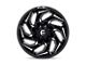 Fuel Wheels Reaction Gloss Black Milled 5-Lug Wheel; 17x9; 1mm Offset (02-08 RAM 1500, Excluding Mega Cab)