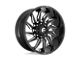 Fuel Wheels Saber Gloss Black Milled 8-Lug Wheel; 20x9; 1mm Offset (06-08 RAM 1500 Mega Cab)