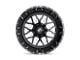 Fuel Wheels Stroke Gloss Black Milled 5-Lug Wheel; 17x9; 1mm Offset (02-08 RAM 1500, Excluding Mega Cab)