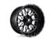 Fuel Wheels Stroke Gloss Black Milled 8-Lug Wheel; 18x9; 1mm Offset (06-08 RAM 1500 Mega Cab)