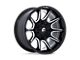 Fuel Wheels Super C Gloss Black Milled 8-Lug Wheel; 20x9; 1mm Offset (06-08 RAM 1500 Mega Cab)