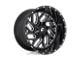 Fuel Wheels Triton Gloss Black Milled 8-Lug Wheel; 20x9; 1mm Offset (06-08 RAM 1500 Mega Cab)