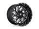 Fuel Wheels Triton Gloss Black Milled 8-Lug Wheel; 20x9; 1mm Offset (06-08 RAM 1500 Mega Cab)