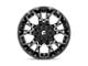 Fuel Wheels Twitch Glossy Black Milled 8-Lug Wheel; 20x9; 1mm Offset (06-08 RAM 1500 Mega Cab)