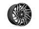 Fuel Wheels Typhoon Gloss Black Milled 5-Lug Wheel; 20x9; 1mm Offset (02-08 RAM 1500, Excluding Mega Cab)