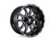 Fuel Wheels Vandal Gloss Black Milled 5-Lug Wheel; 20x9; 1mm Offset (02-08 RAM 1500, Excluding Mega Cab)