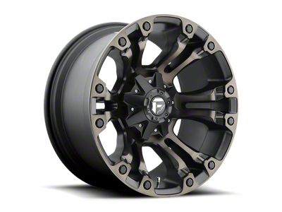 Fuel Wheels Vapor Matte Black with Double Dark Tint 5-Lug Wheel; 20x10; -18mm Offset (02-08 RAM 1500, Excluding Mega Cab)