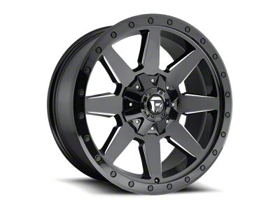 Fuel Wheels Wildcat Gloss Black Milled 8-Lug Wheel; 20x9; 1mm Offset (06-08 RAM 1500 Mega Cab)