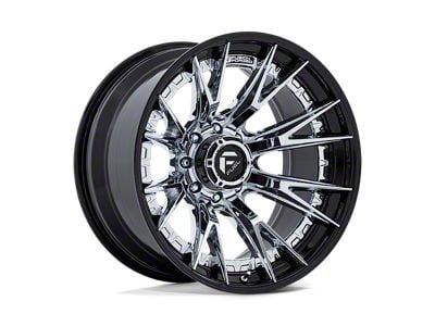 Fuel Wheels Catalyst Chrome with Gloss Black Lip 8-Lug Wheel; 20x10; -18mm Offset (03-09 RAM 2500)