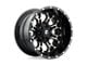 Fuel Wheels Crush Gloss Machined Double Dark Tint 8-Lug Wheel; 18x9; 1mm Offset (03-09 RAM 2500)