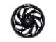 Fuel Wheels Reaction Gloss Black Milled 8-Lug Wheel; 18x9; 1mm Offset (03-09 RAM 2500)