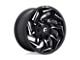 Fuel Wheels Reaction Gloss Black Milled 8-Lug Wheel; 20x9; 1mm Offset (03-09 RAM 2500)