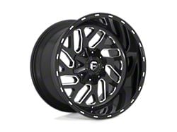 Fuel Wheels Triton Gloss Black Milled 8-Lug Wheel; 20x9; 1mm Offset (03-09 RAM 2500)