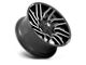 Fuel Wheels Typhoon Gloss Black Milled 8-Lug Wheel; 20x9; 1mm Offset (03-09 RAM 2500)