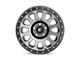 Fuel Wheels Vector Matte Gunmetal with Black Bead Ring 8-Lug Wheel; 20x9; 1mm Offset (03-09 RAM 2500)