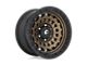 Fuel Wheels Zephyr Matte Bronze with Black Bead Ring 8-Lug Wheel; 17x9; 1mm Offset (03-09 RAM 2500)