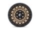 Fuel Wheels Zephyr Matte Bronze with Black Bead Ring 8-Lug Wheel; 17x9; 1mm Offset (03-09 RAM 2500)