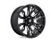 Fuel Wheels Blitz Gloss Black Milled 8-Lug Wheel; 17x9; -12mm Offset (03-09 RAM 3500 SRW)